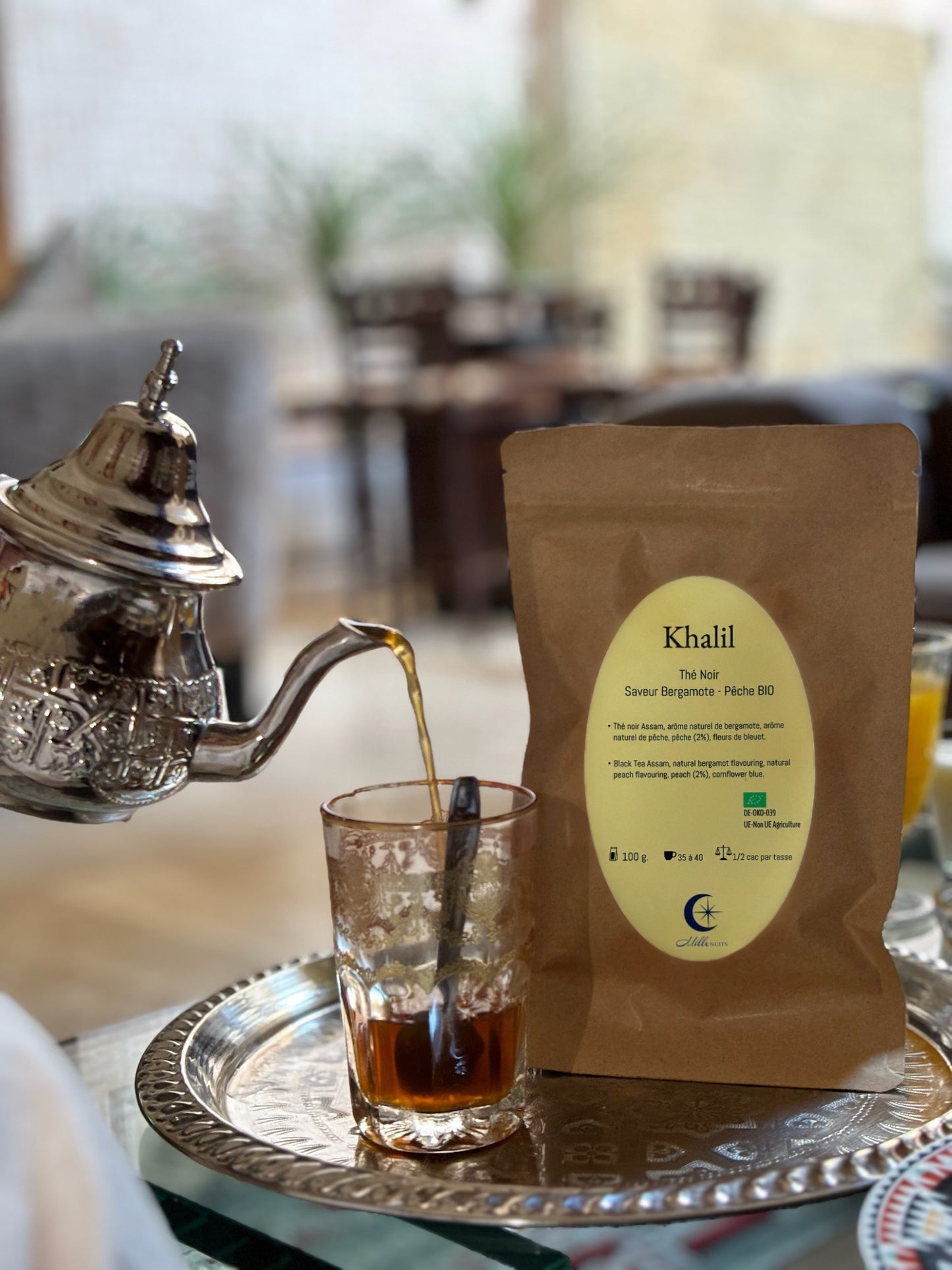 Thé noir aromatisé Bergamote Pêche BIO - Soutien cardiovasculaire